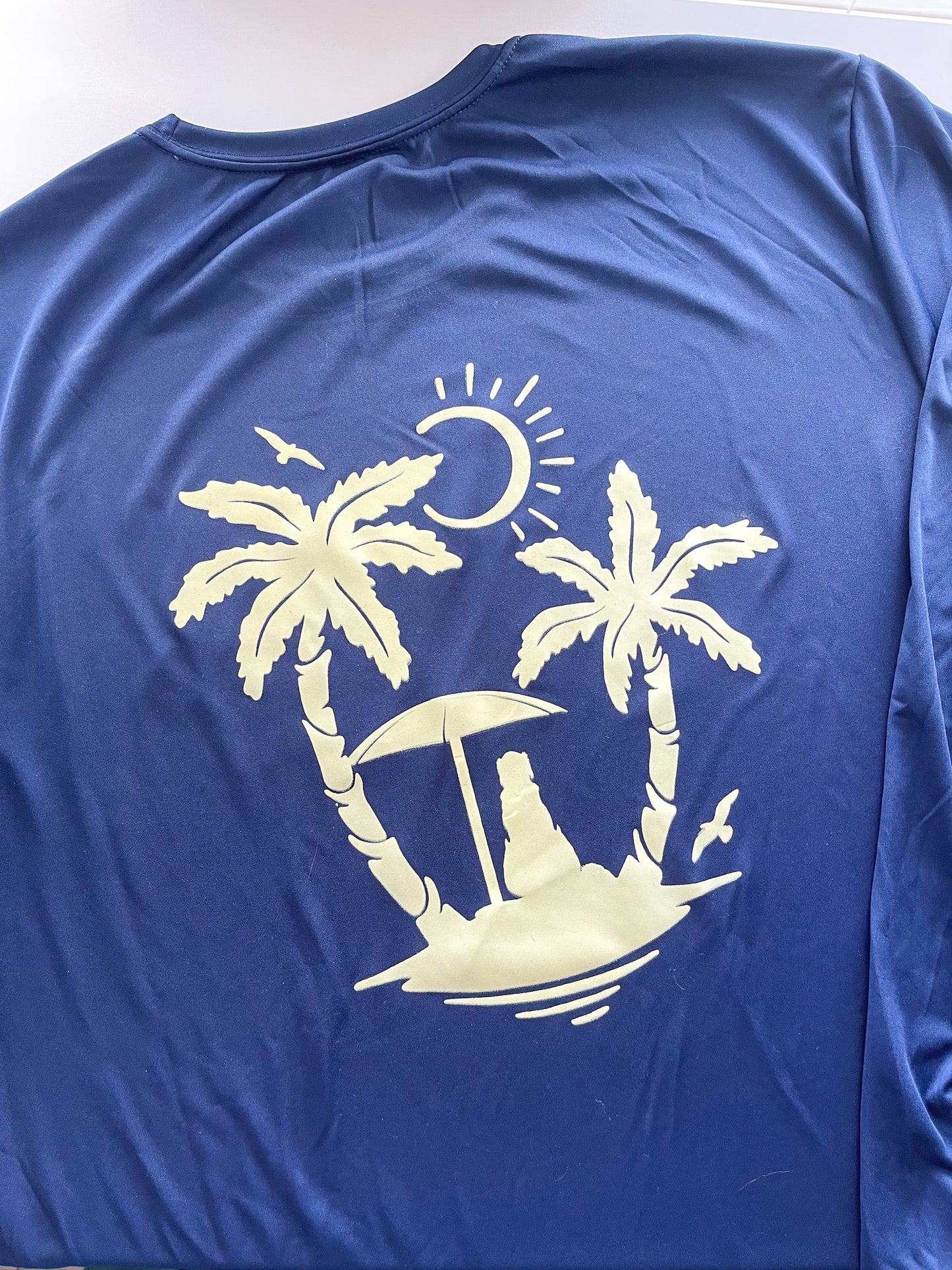 Tropical Dog Tee 50+ UPF Islander Long Sleeve