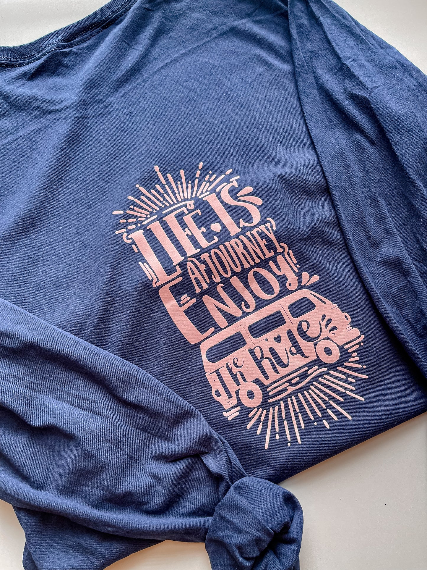 Retro Van Life Front & Back Long Sleeve