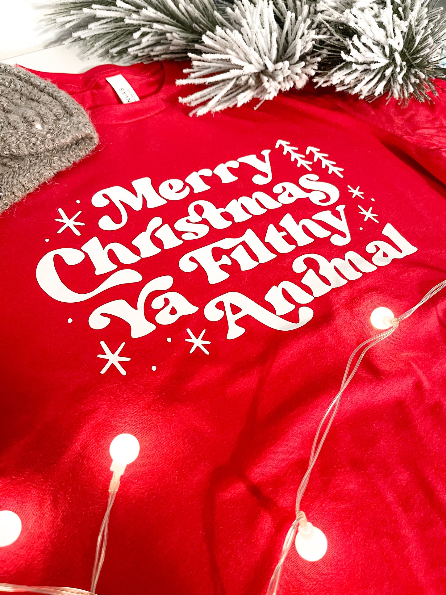 Merry Christmas Ya Filthy Animal’ Holiday Shirt
