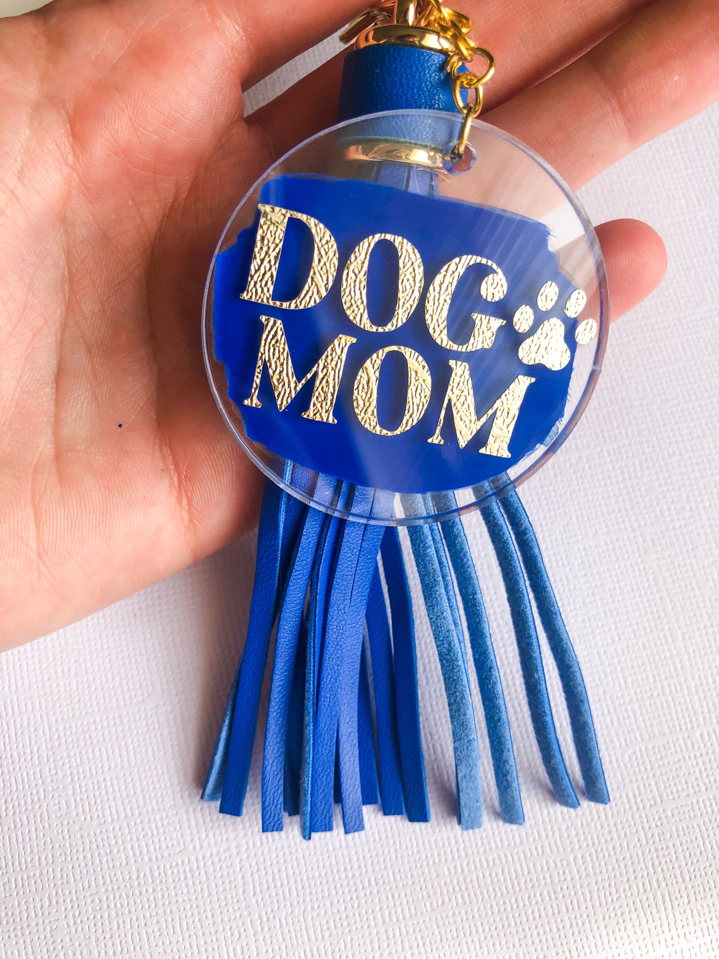 Dog Mom Keychain