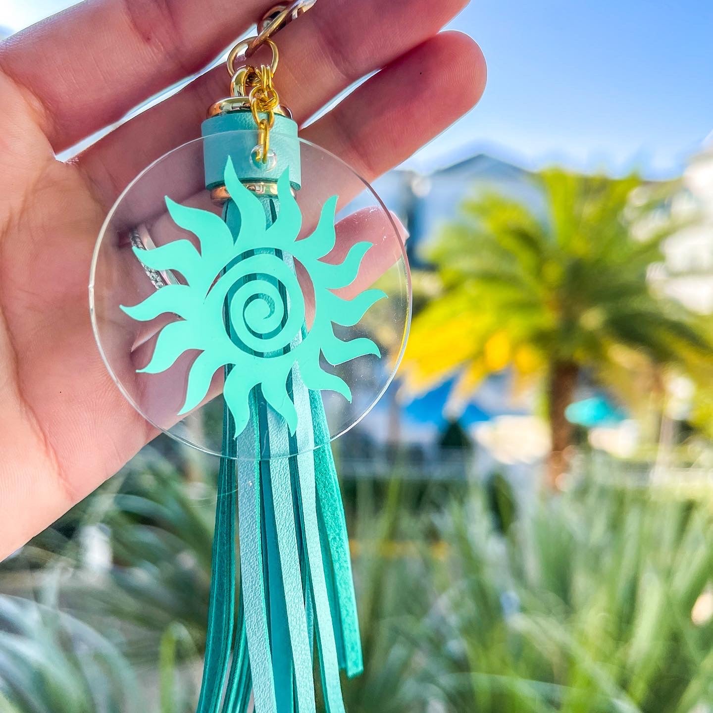 Tropical Sun Keychain