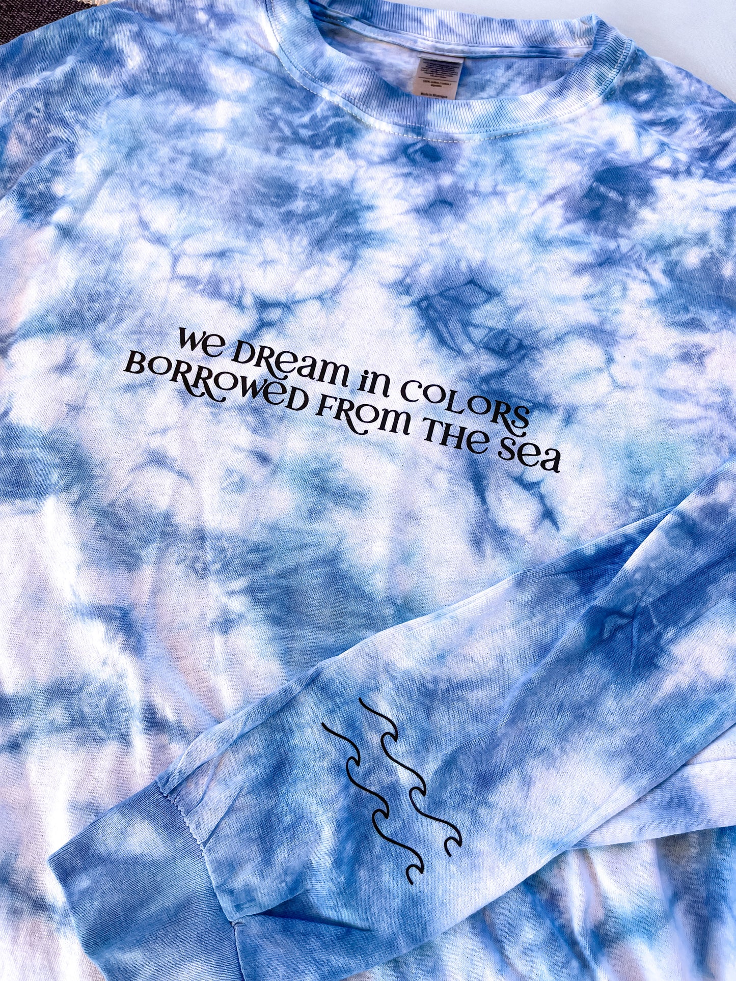 We Dream in Colors Borrowed from the Sea Tie Dye Long Sleeve