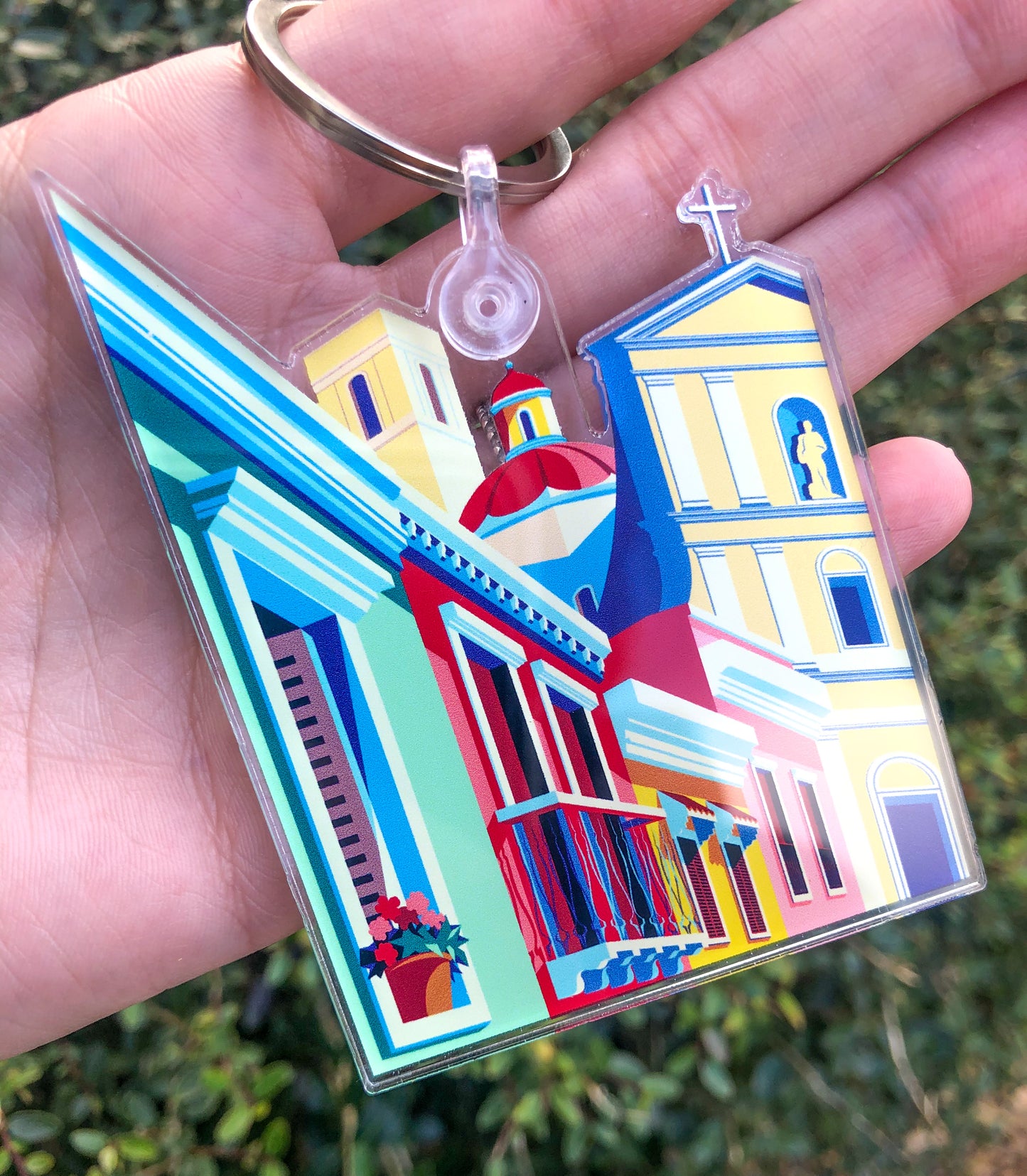 Old San Juan Puerto Rico Keychain
