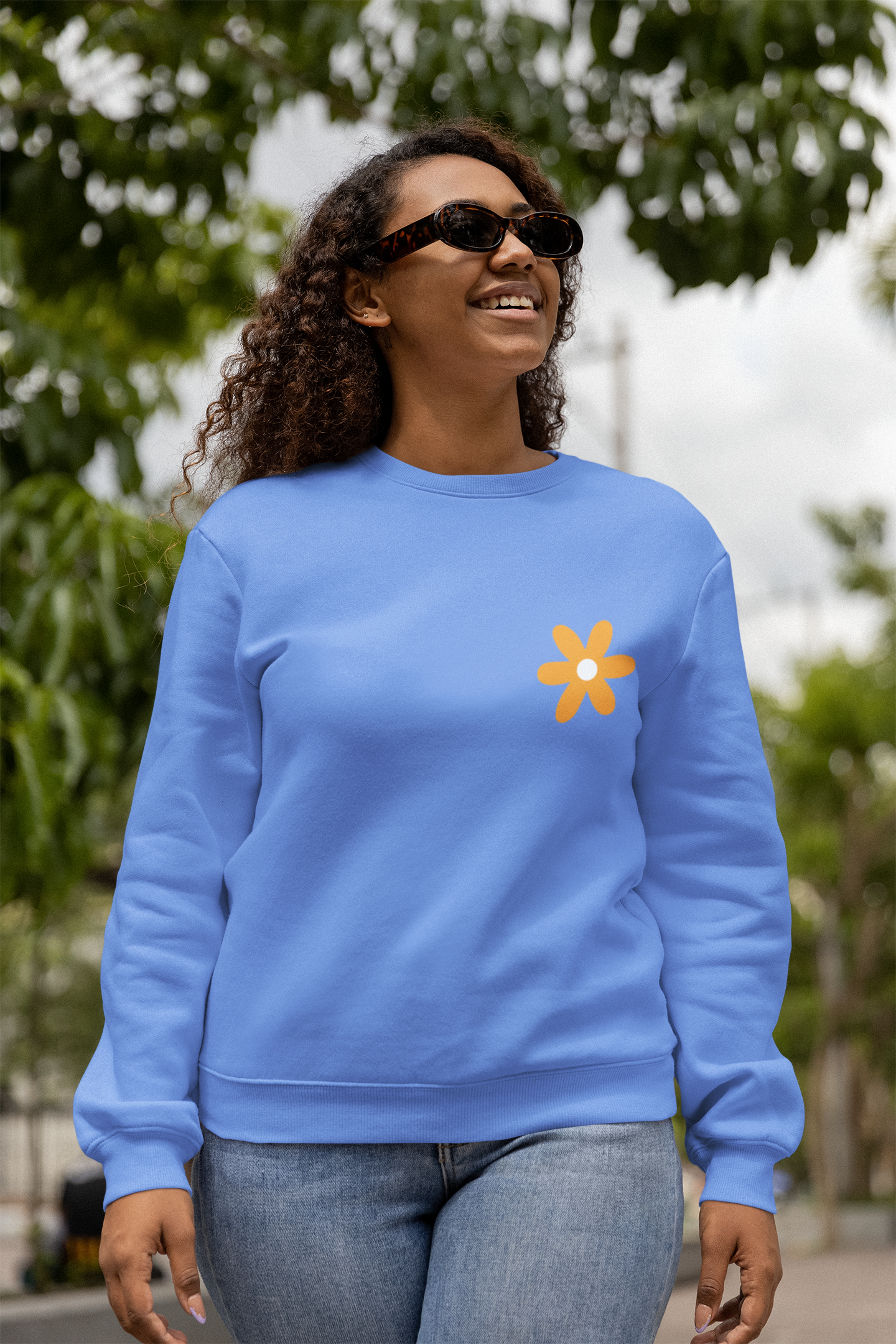 Smile to the World Life is Good Sweatshirt