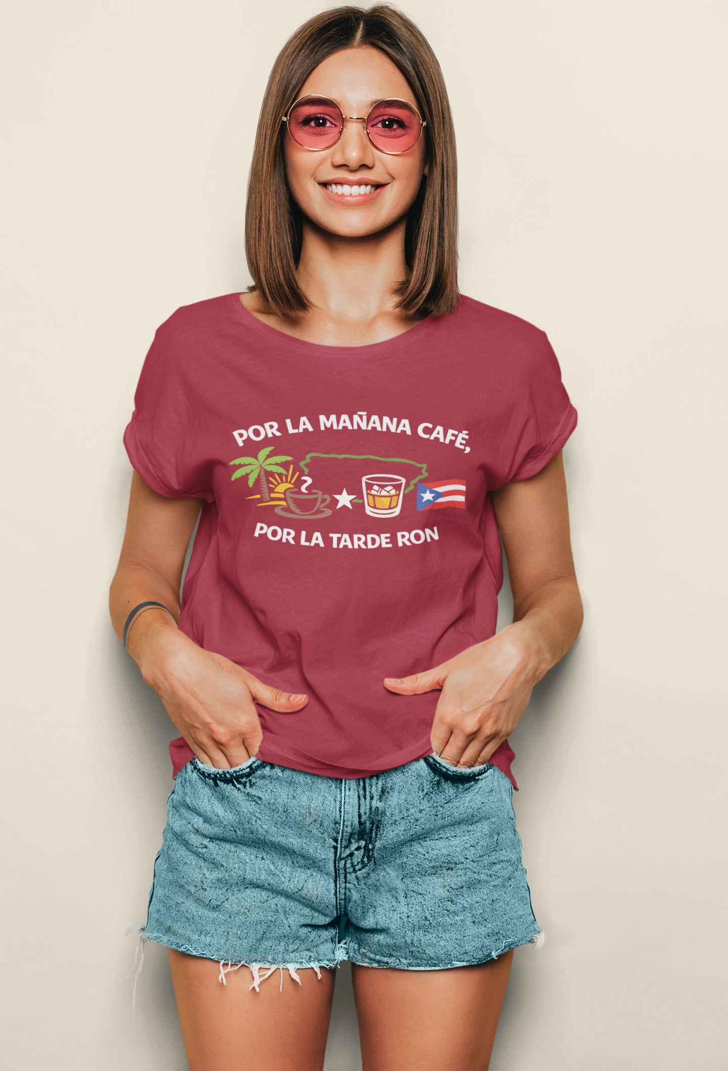 Por la mañana café, por la tarde ron Shirt – Puerto Rico T-Shirt