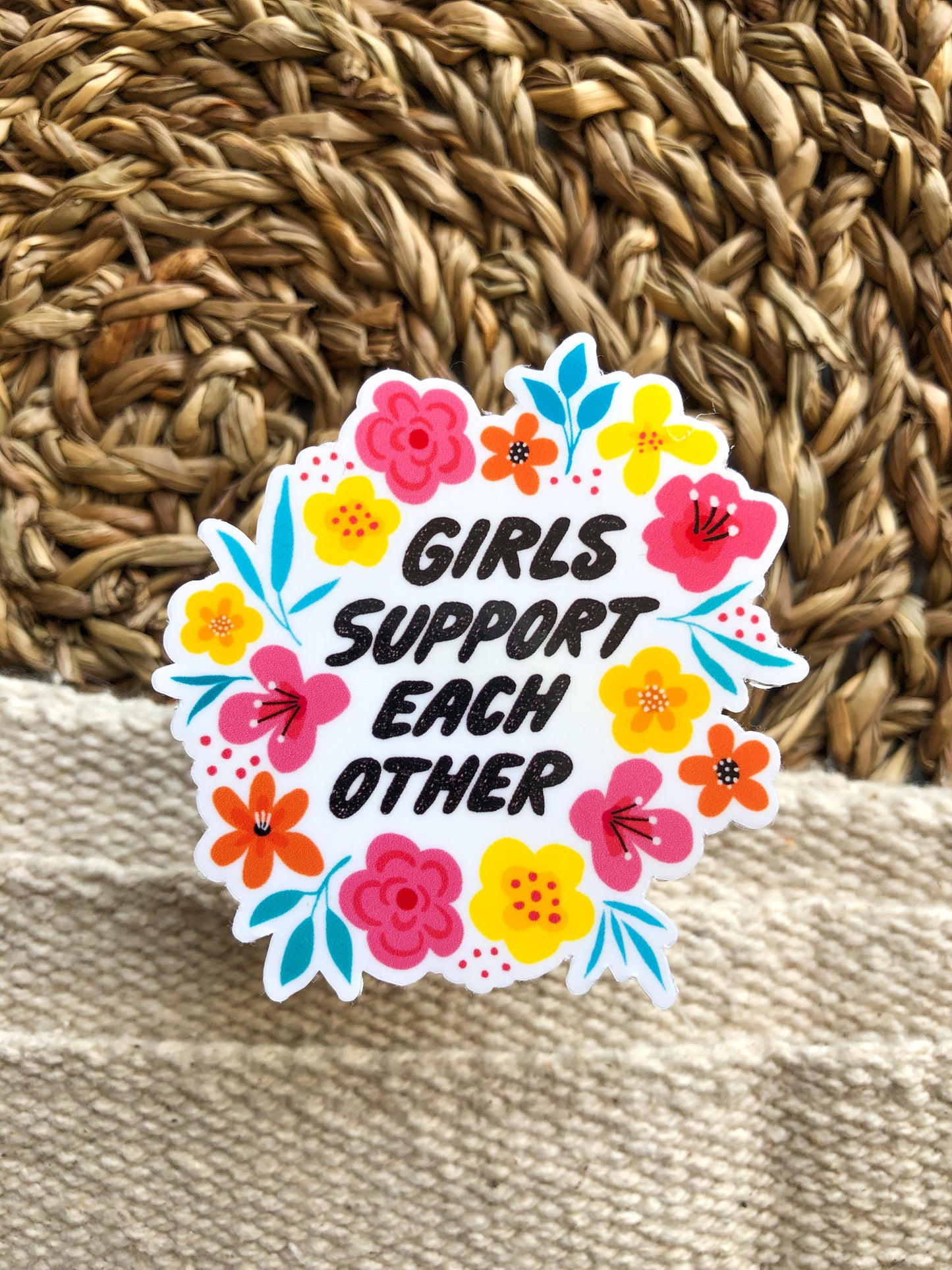 Girl Support Each Other Sticker