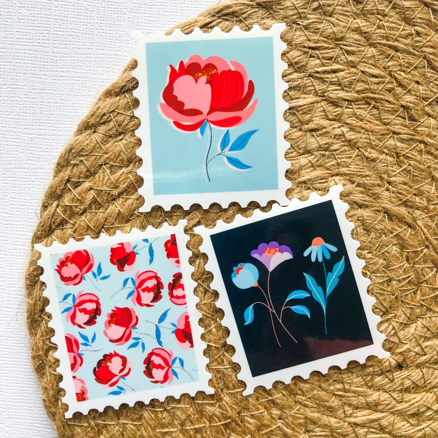 Flower Stamp Sticker Pack