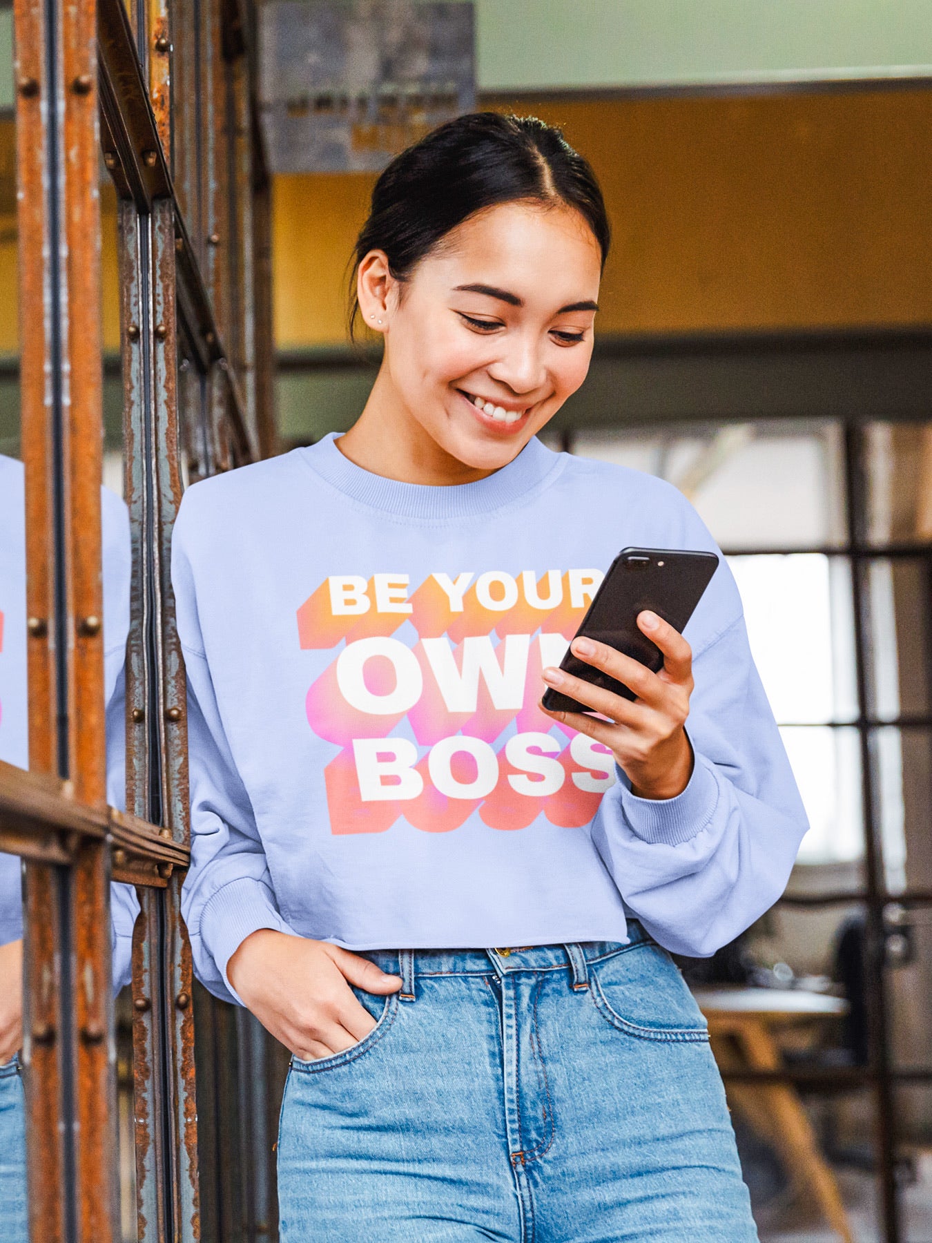 Be Your Own Boss Crewneck Sweatshirt