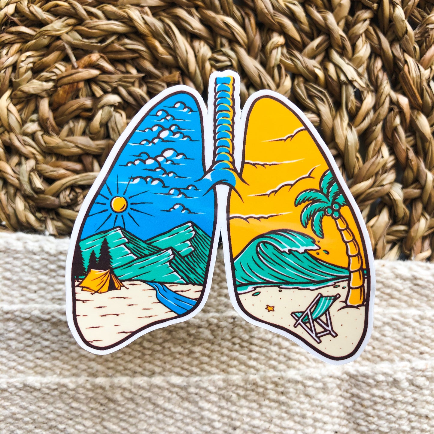 Tropical Lungs Sticker