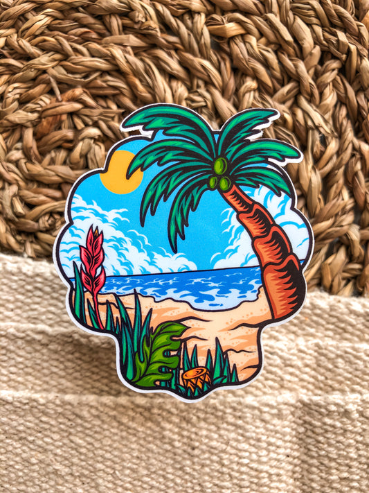 Tropical Paradise Sticker