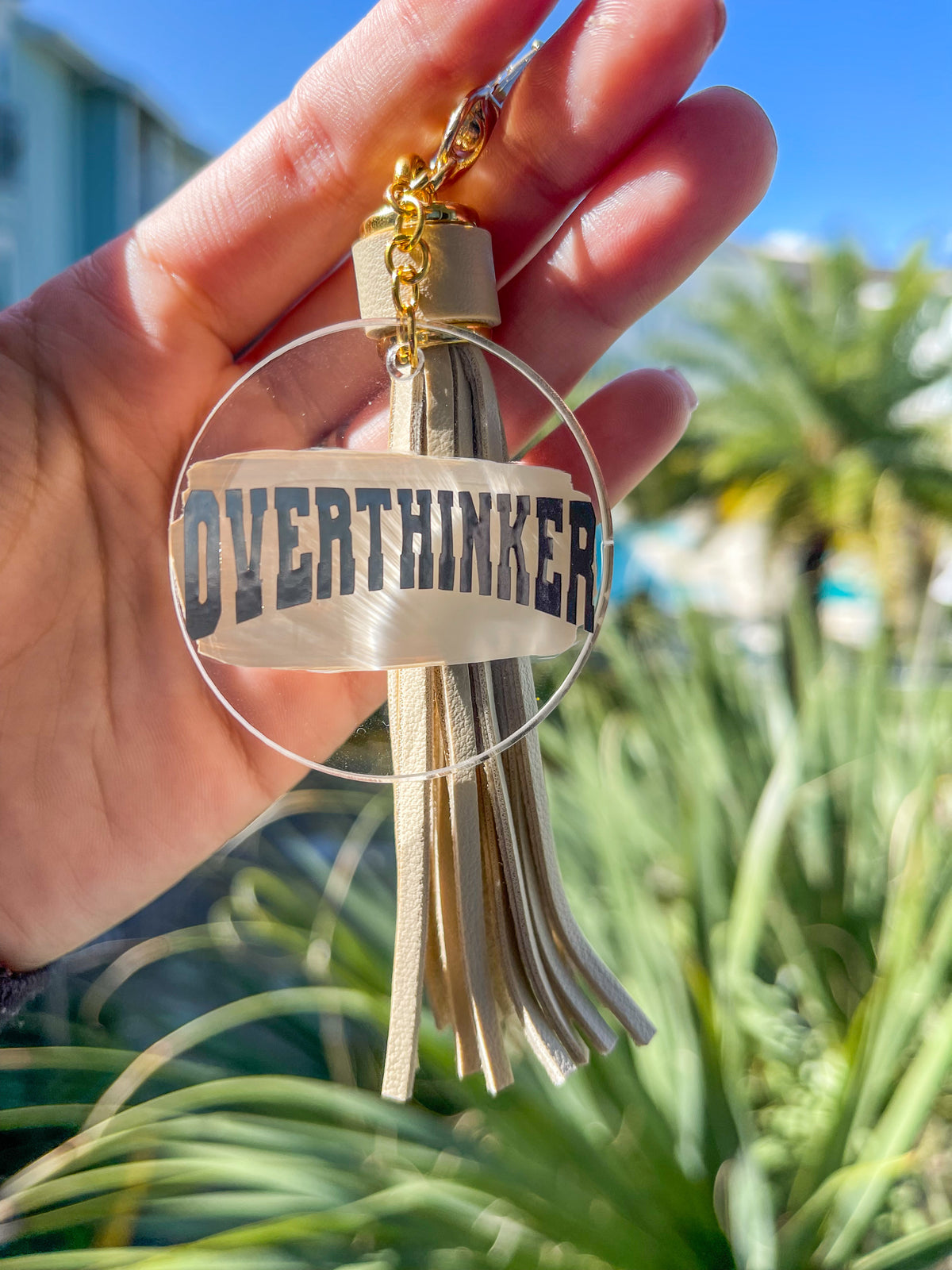 Overthinker Keychains OVERTHINKER Keychain – saltyoceancrew