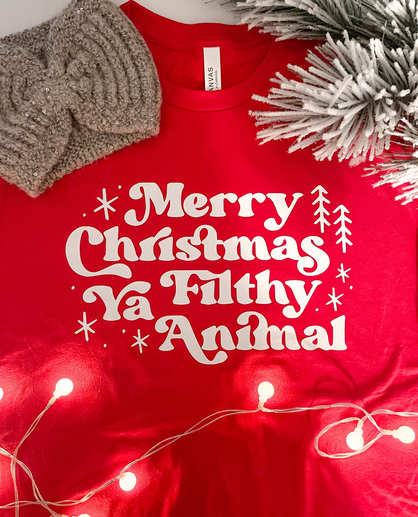 Merry Christmas Ya Filthy Animal’ Holiday Shirt