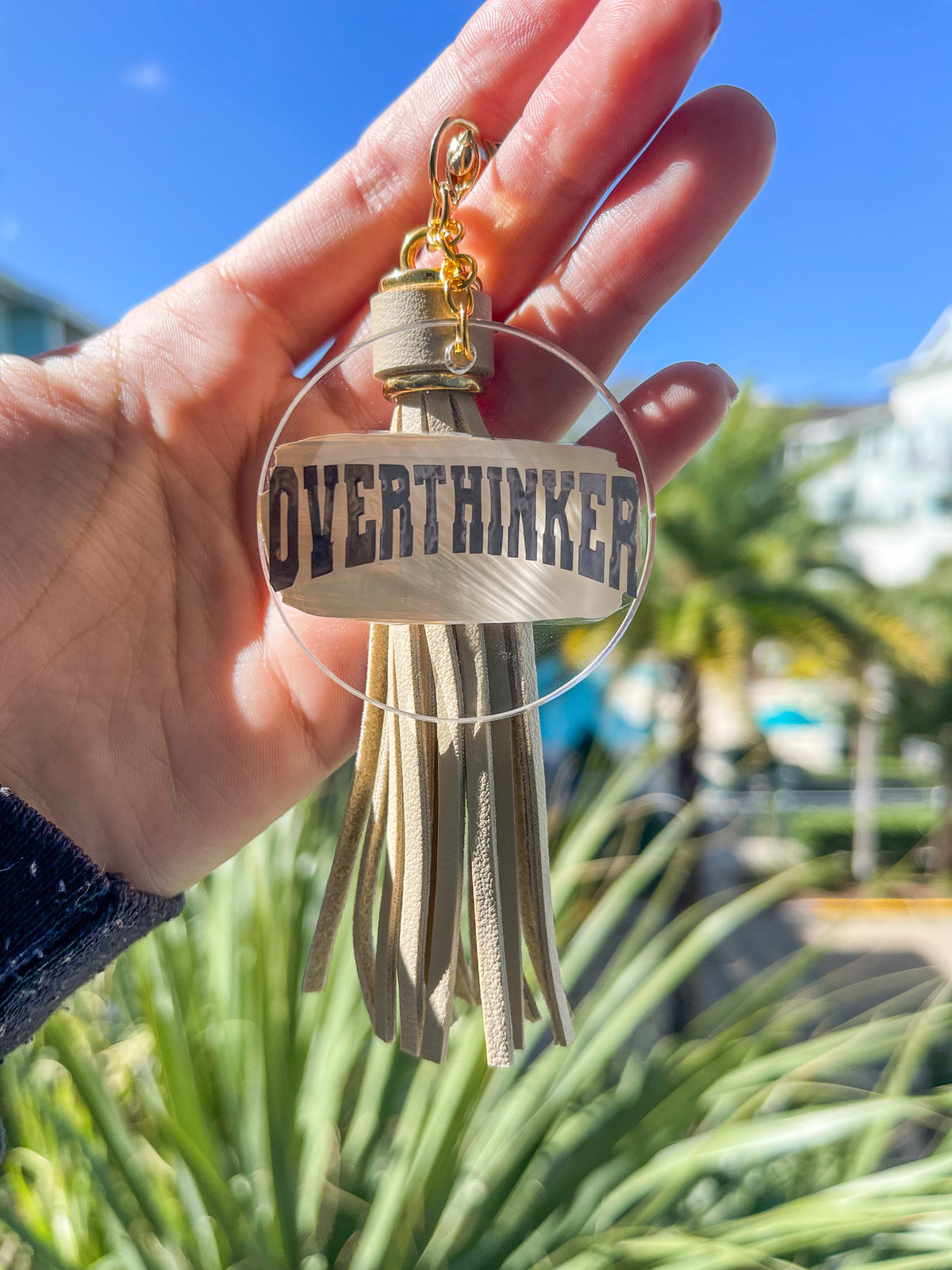 Overthinker Keychains OVERTHINKER Keychain – saltyoceancrew