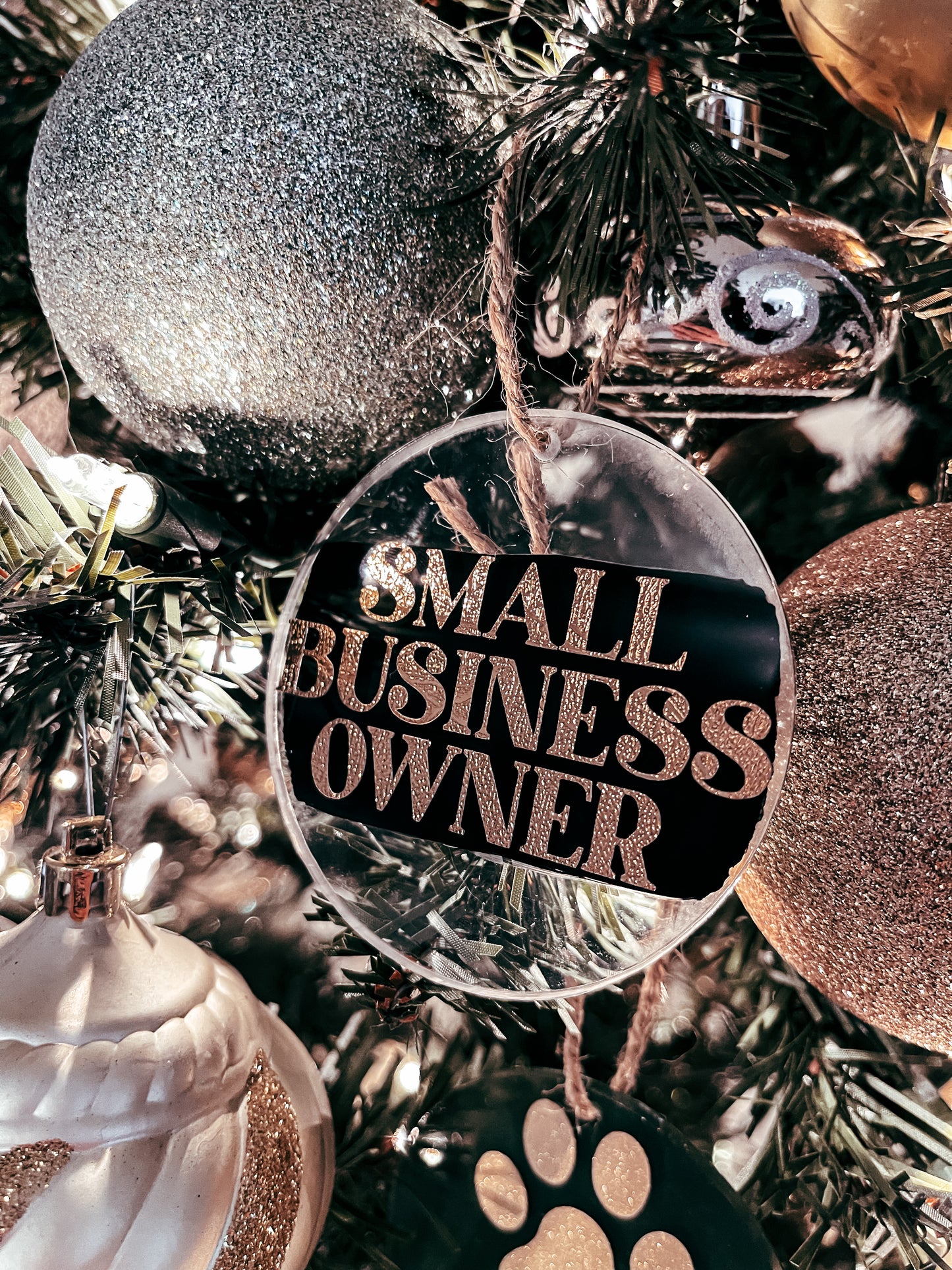 Small Business Owner Christmas Ornament