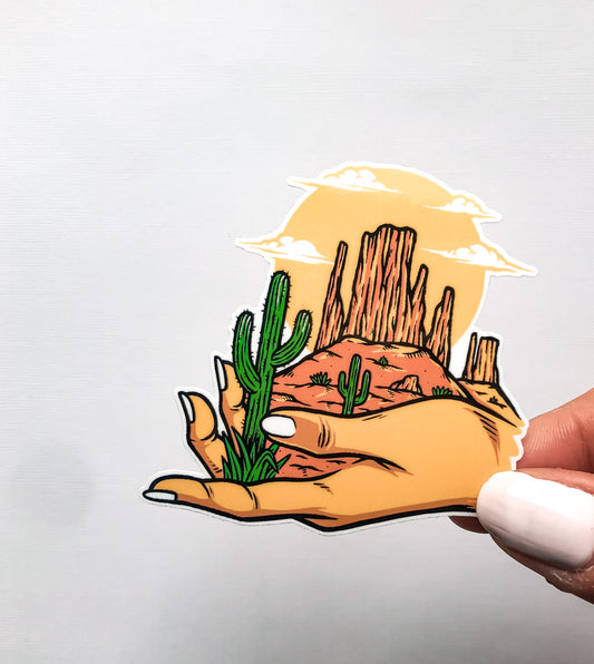 Dessert in Hand Sticker