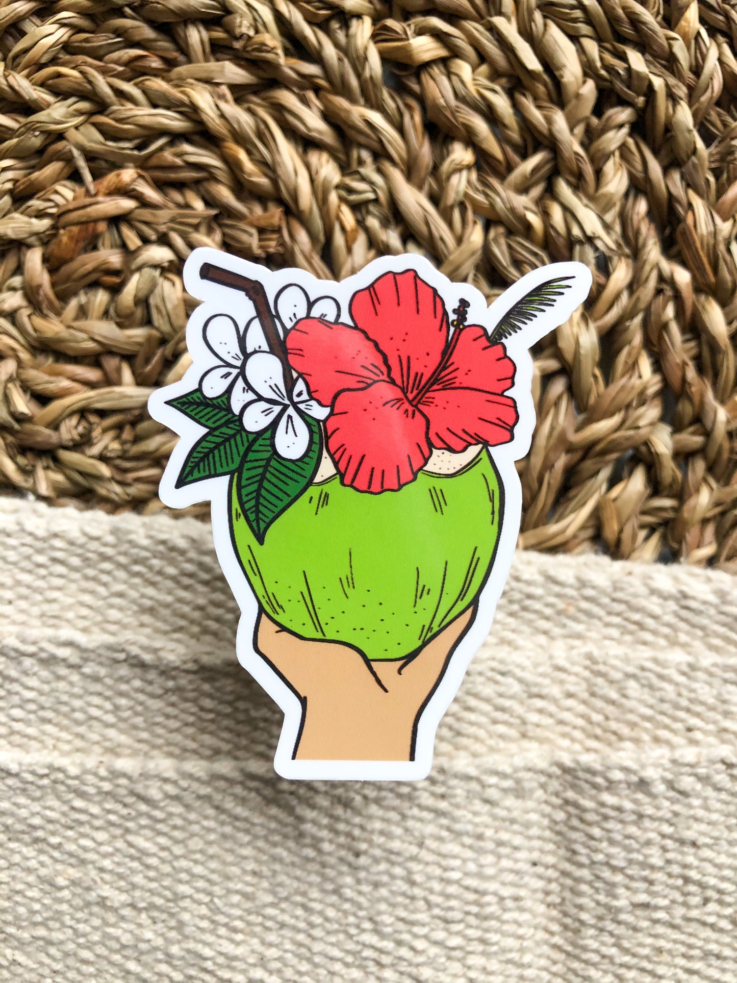Coconut Amapola Sticker