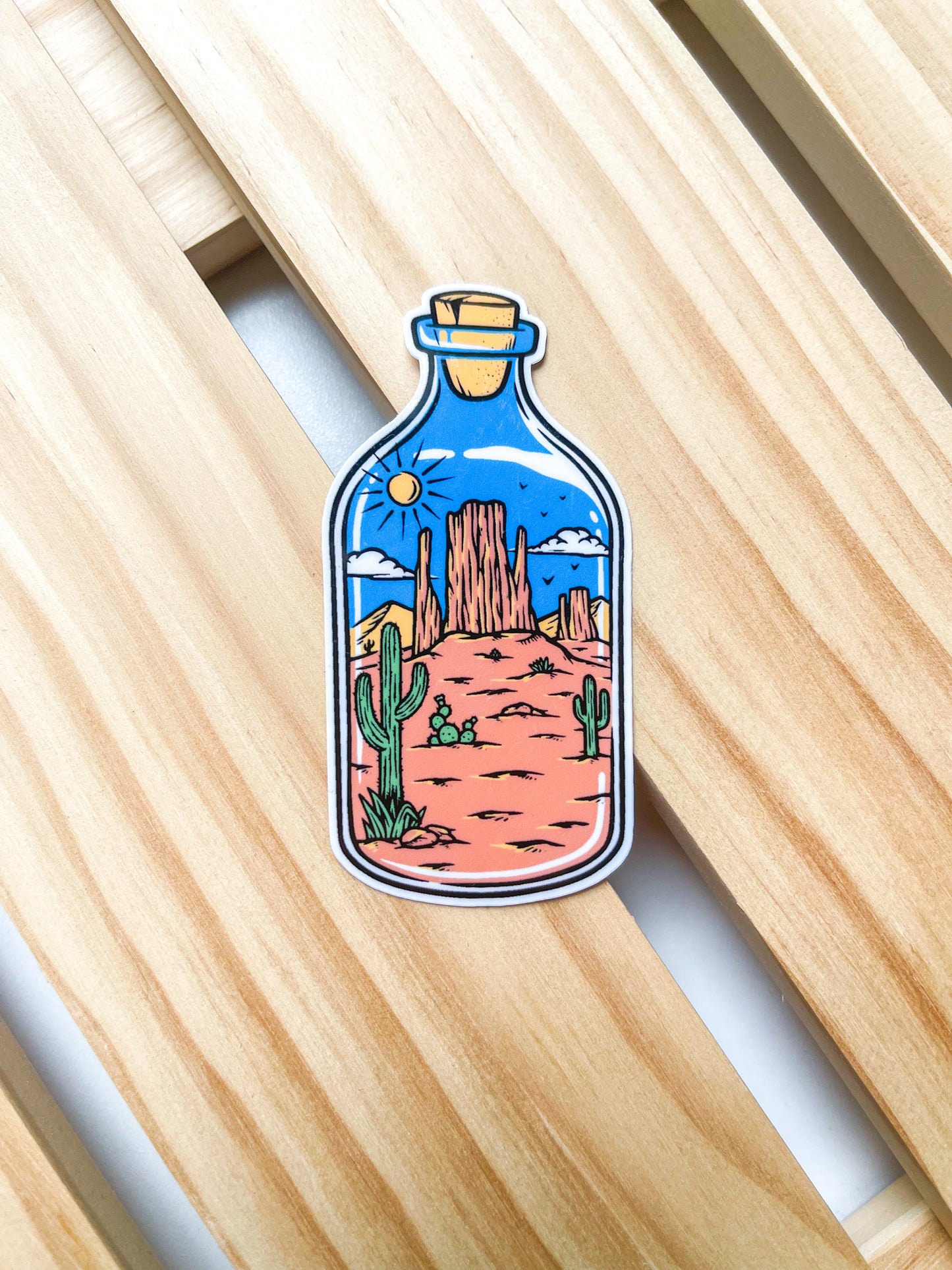 Desert in bottle Sticker